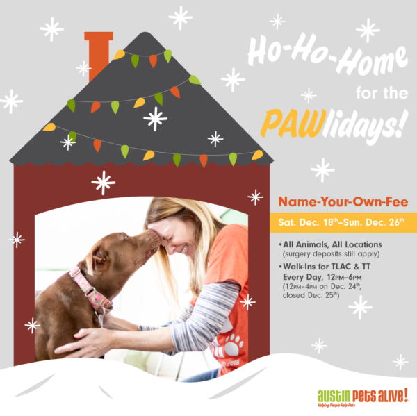 Ho-Ho-Home for the Pawlidays Adoption Event - Austin Monthly Magazine