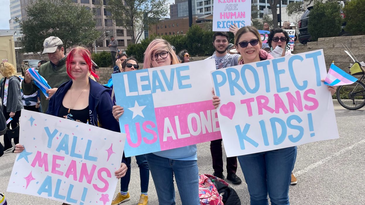 Trans Rights Demonstration Us In Photos: Trans Rights Activists Protest Outside the Governor’s ...