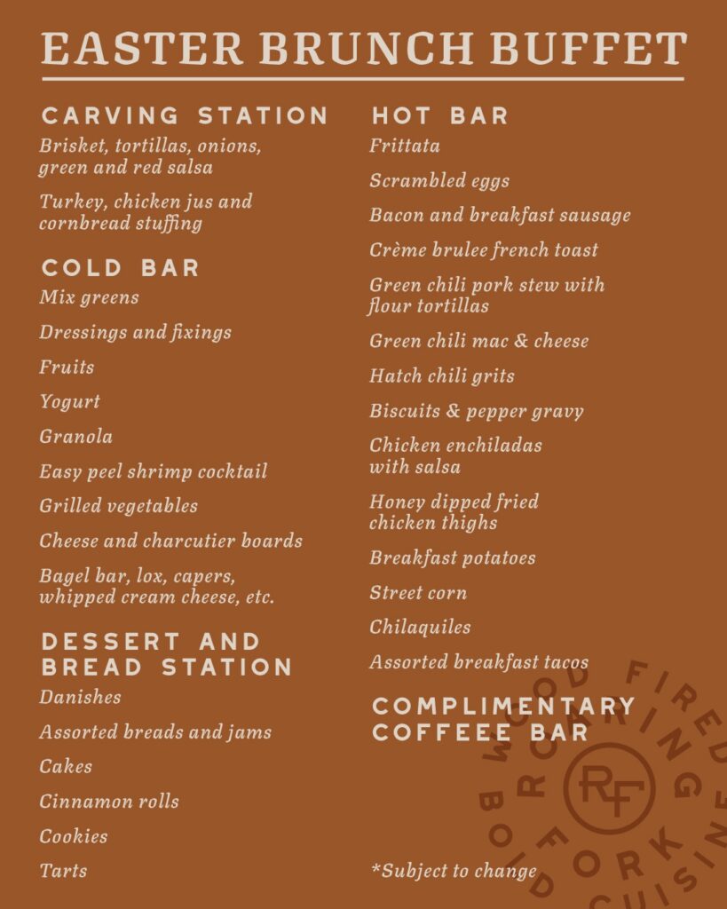 Roaring Fork Stonelake - Easter Brunch Buffet & Dinner - Austin Monthly ...